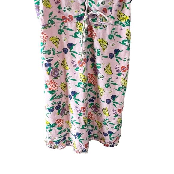 Urban Outfitters Robin Lace Up Pink Fruit Print Mini Dress Sz XS Babydoll Y2K‎ - Picture 5 of 10